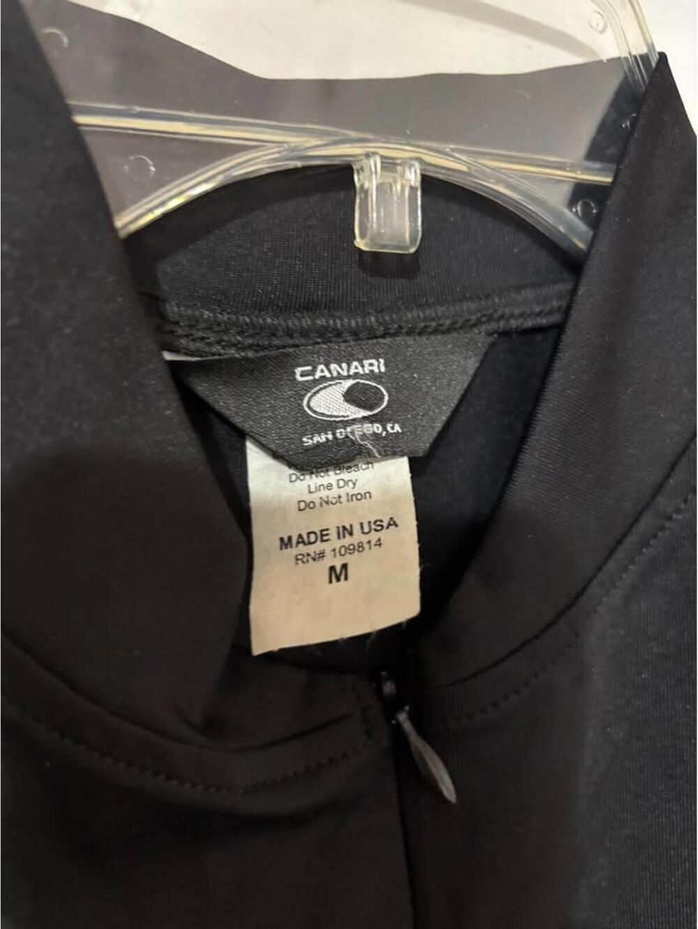 Canari Sleeveless Cycling Jersey - Black, Size M
